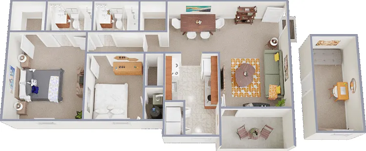 Chestnut Floorplan Diagram