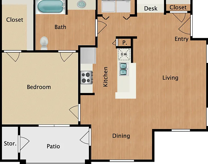 A1 Floorplan Diagram