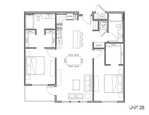 Floor plan 2B