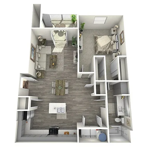 Floor plan A1B