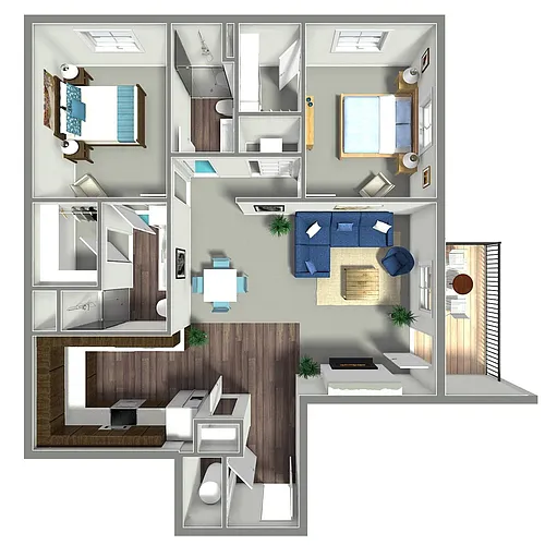 Floor plan Napa Townhome