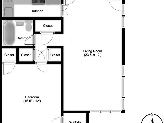 2nd image of 240 E 46th St #12F