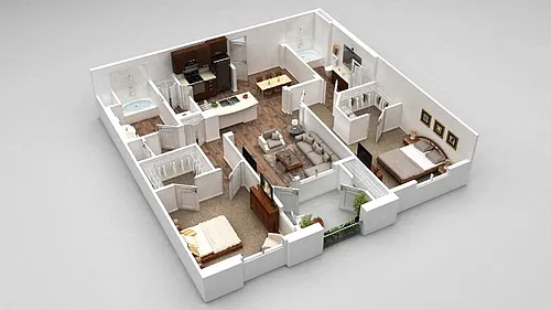 Floor plan B3