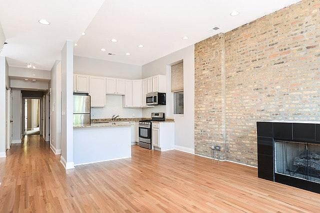 Open Floor Plan of Living Room & Kitchen