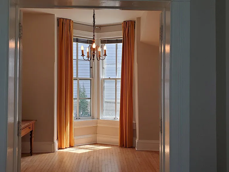 An elegant dining room awaits your gatherings.