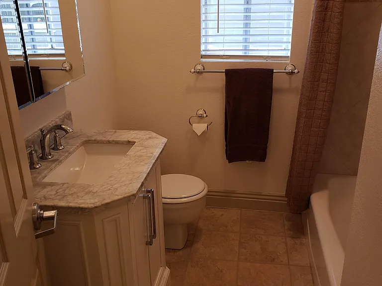 Primary bathroom.
