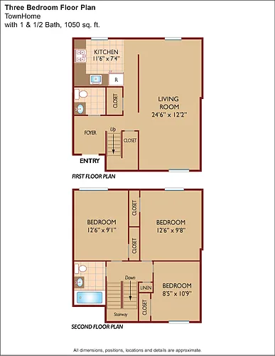 Floor plan $3.27/sq.ft. - Townhome