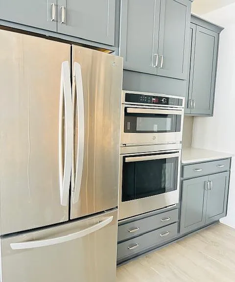 Microwave, Oven and Fridge