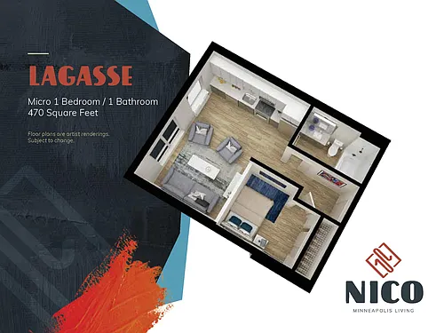 Floor plan Lagasse