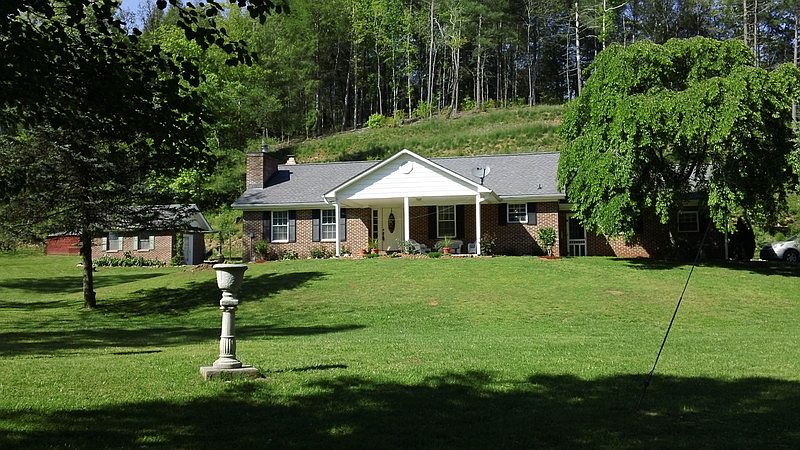 Peaceful Setting : Creek frontage & high ground in back gives natural winter warmth/summer cooling.