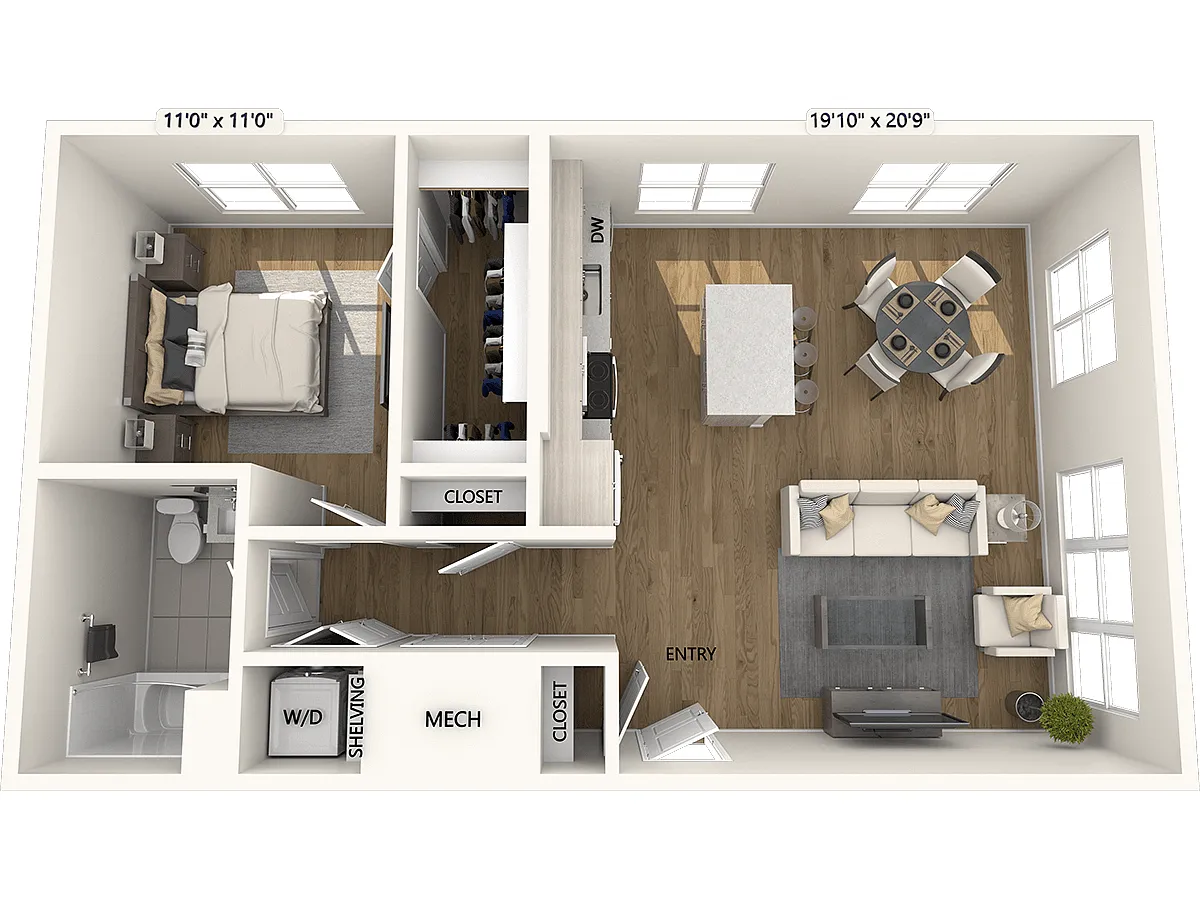 Floor plan A2.1-Upgrade Collection
