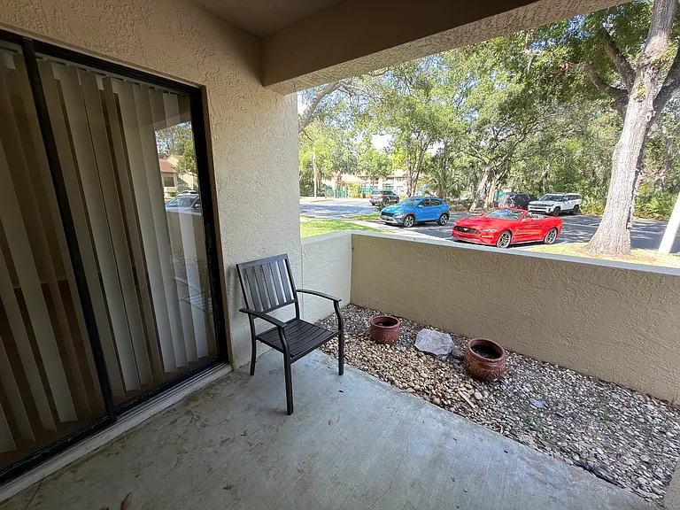 second patio, next to the kitchen and second bedroom