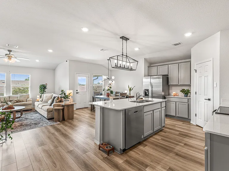 Living Space (open concept - Kitchen, Dining, Living)