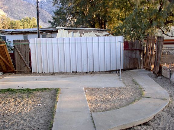 Back walk to clothes line