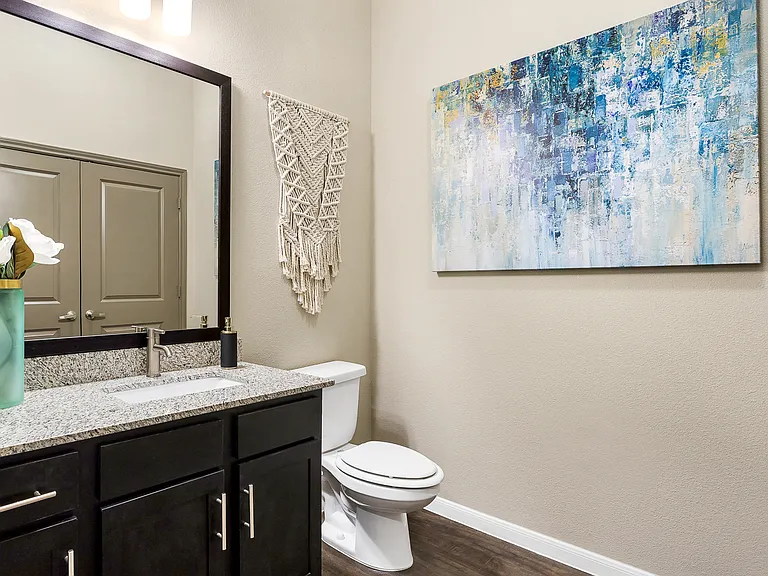 Vaughan Model Half Bath and Laundry Room