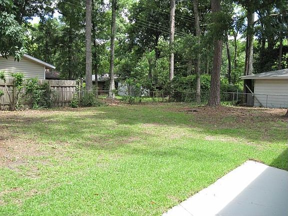 Large backyard