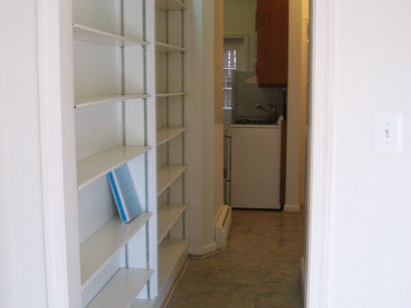 Hall way with built in