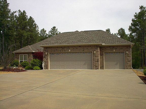 Large 3 car garage and drive