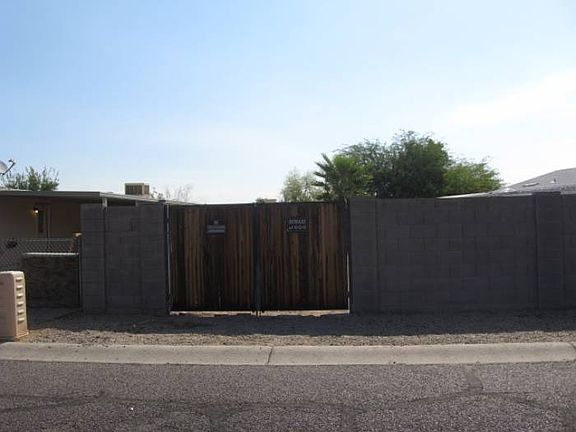 Outside RV gate