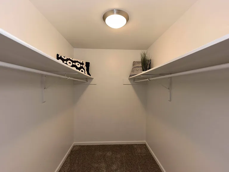 Generous Closet Space