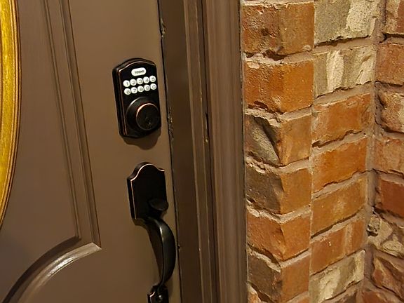 New wireless doorbell, new keypad deadbolt and handle