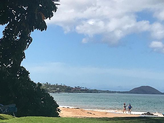 This is the beach one mile away from the house. I love this grassy lawn area so your car stays clean:)