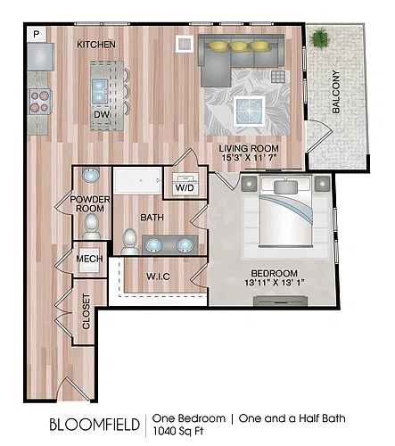 Floor plan Bloomfield