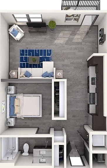 Explore this elegantly designed one-bedroom apartment, perfect for modern living. Explore this elegantly designed one-bedroom apartment, perfect for modern living.