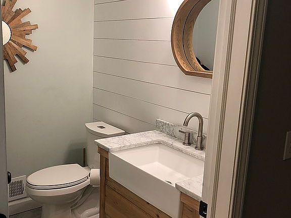 Main floor half bath