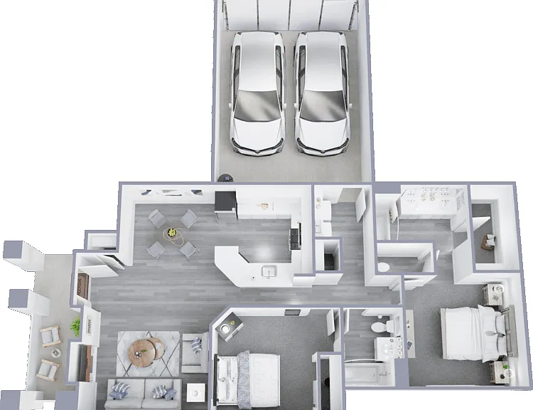 Tuscany Flat A Renovated Floorplan Diagram