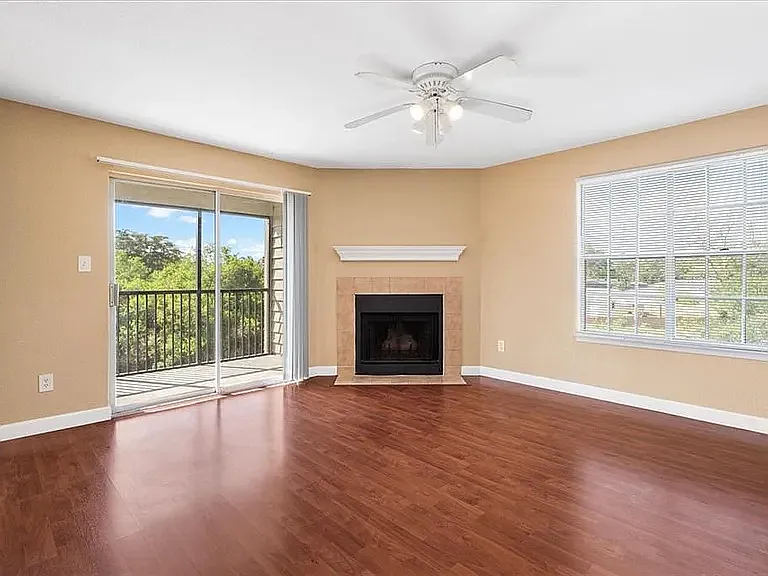 In unit fireplace