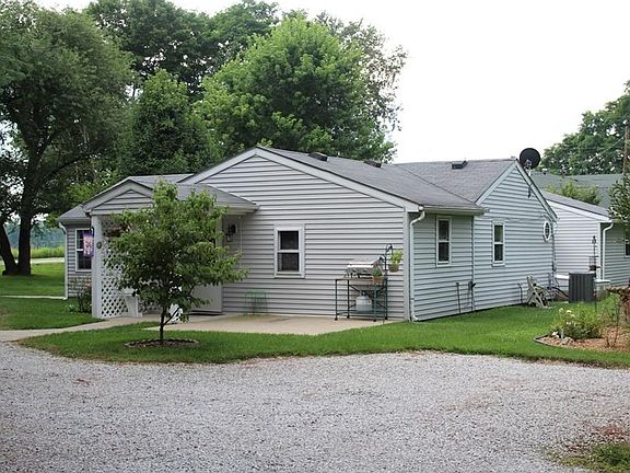 Side covered porch entry