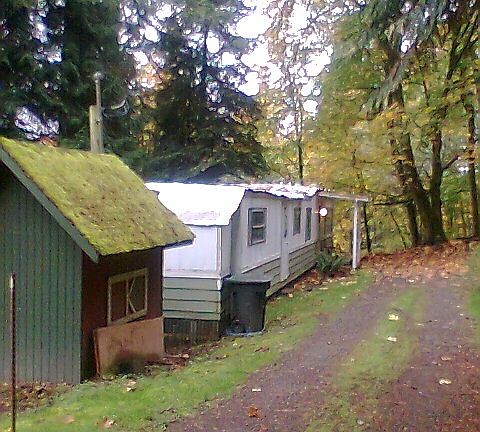 drive way to old rental