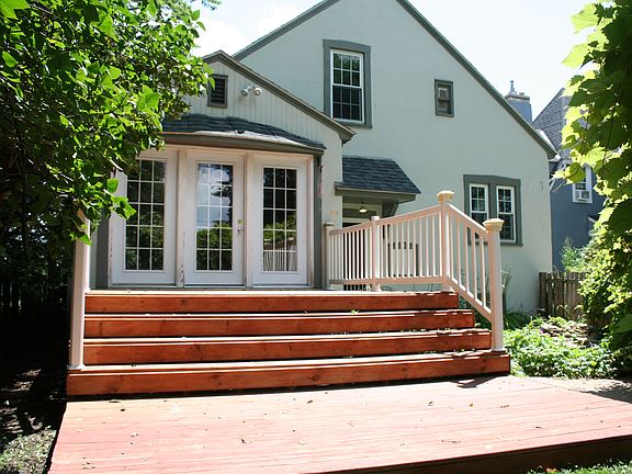 Newer deck with fresh stain