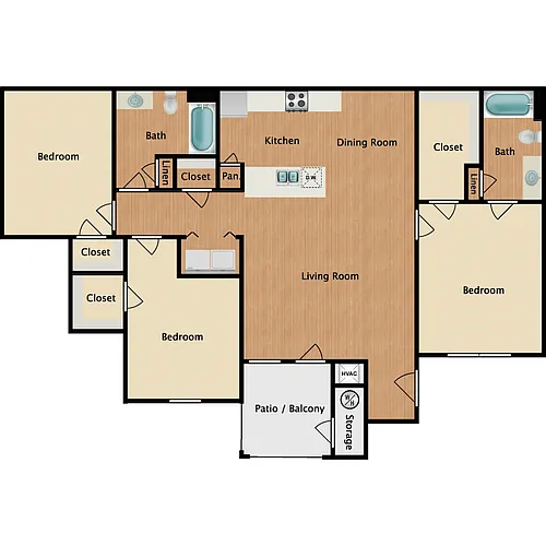 Floor plan C