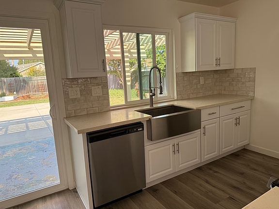 Updated sink and dishwasher