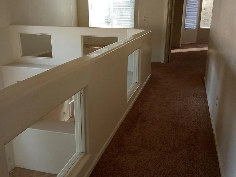 upstairs /east side of the house /entry to Master Bedroom /right side
Loft on left side /view to park area