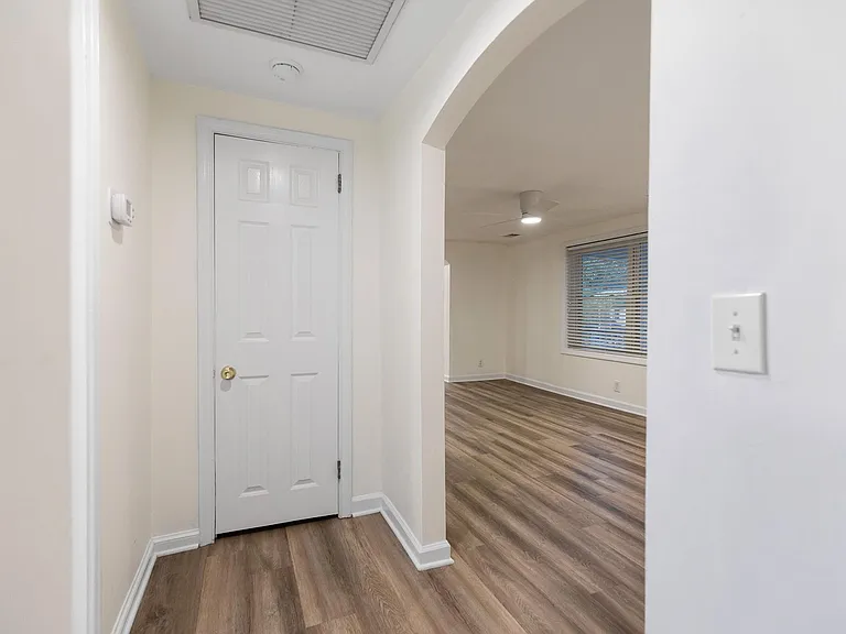 Hallway with Linen Closet