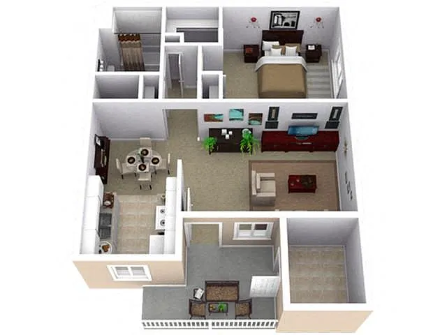 Floor plan Brazos Deluxe 1