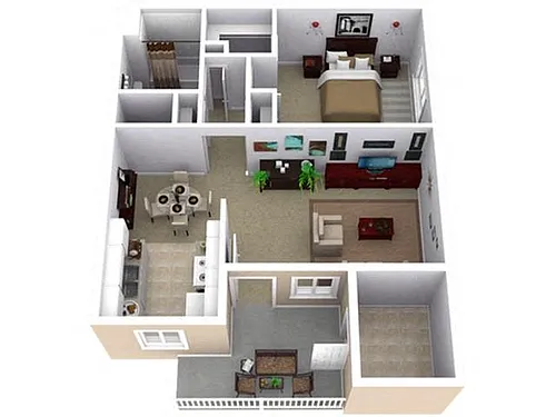 Floor plan Brazos Deluxe 1
