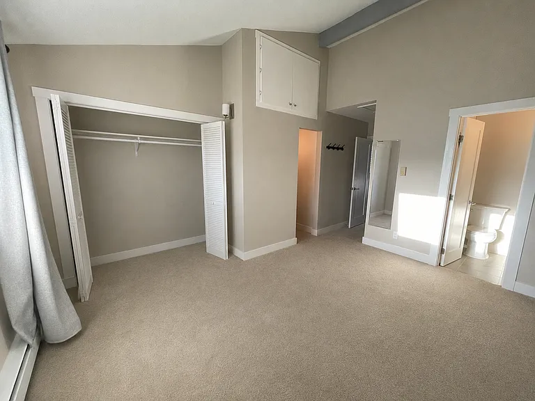 Master Bedroom with multiple closets & storage