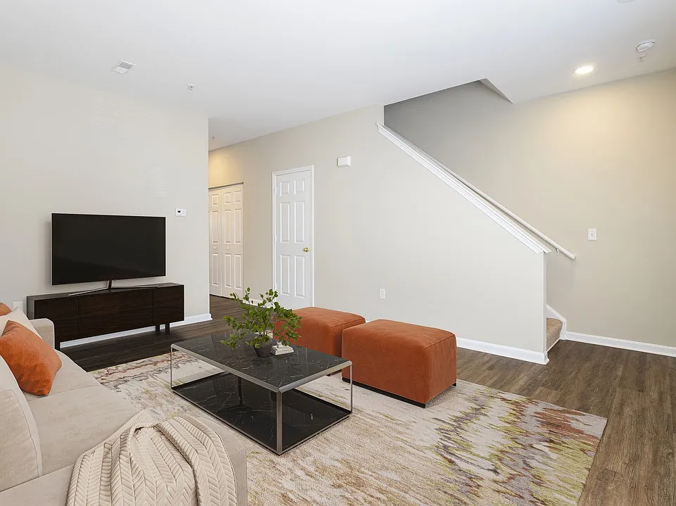 Two-Bedroom Townhome Living Area and Entry