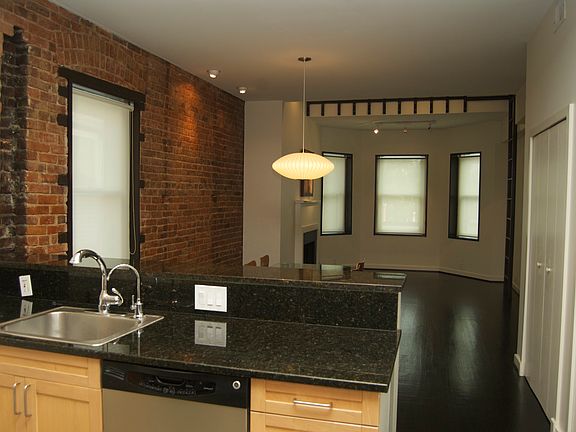 kitchen looking to dinning and living
