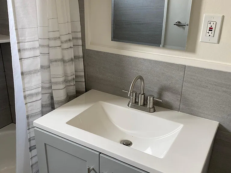 Brand-new bathroom