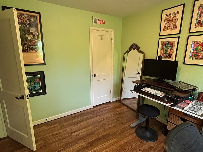 Bedroom 2/office + closet space