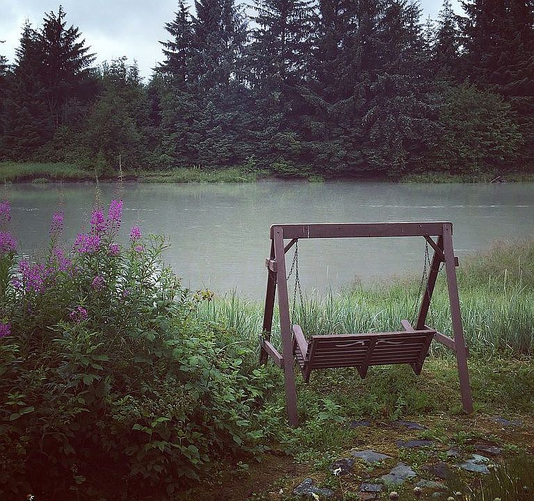 Swing on the river