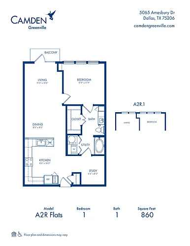 Floor plan A2R Flats