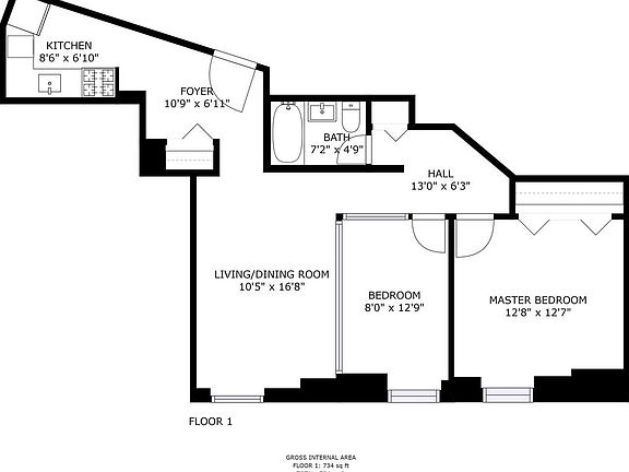 2nd image of 56 Beaver St APT 802