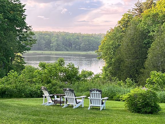 River view from the backyard