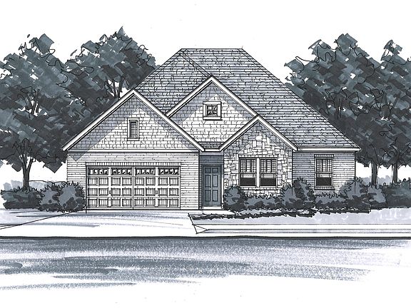 The Donelson Craftsman 1 Elevation
